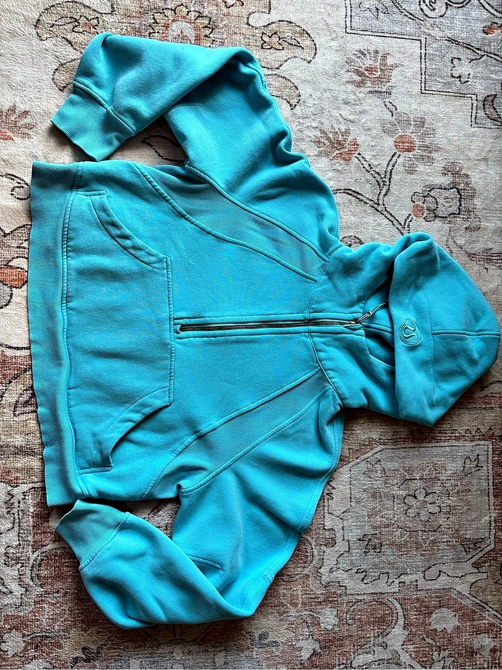 Lululemon Scuba Oversized Half-Zip Hoodie Women's Blue small